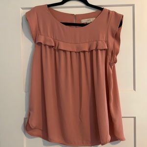 Loft polyester top